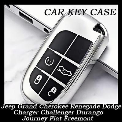 Новый чехол для ключа-пульта из ТПУ для Jeep Grand Cherokee Renegade Dodge Charger Challenger Durango Journey Fiat Freemont Аксессуары