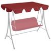 VidaXL Replacement Canopy Swing Bordeaux 150-130x70-105 Cm 270 G-m²