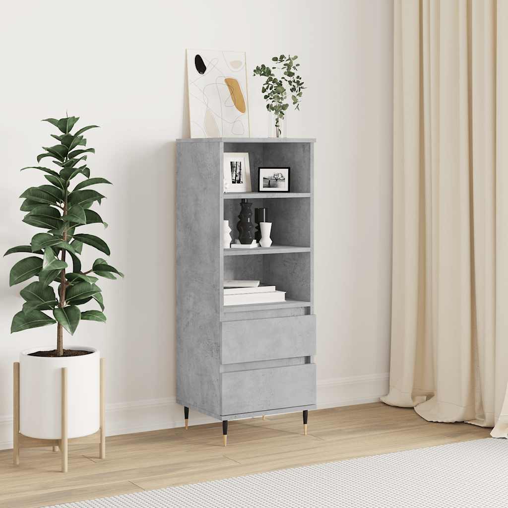 Highboard Concrete Grey 40 x 36 x 110 cm Particleboard