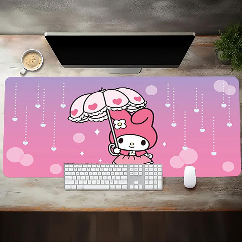 1pc My Melody Pink Dress Computer Pad with Vibrant Print, Mouse Pads for Desk 183