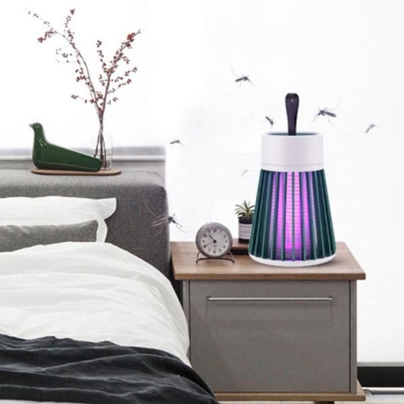 Бытовая USB лампа от комаров, УФ-свет, USB перезаряжаемая, для использования в помещении и на открытом воздухе, защита от комаров для спальни, кемпинга