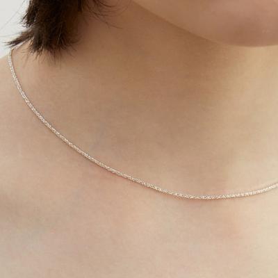 LUNNE Серебряная цепочка 925 пробы с блестками #LSN55