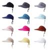Wide Brim Sun Visor Hat UV Protection High Ponytails Visor Cap Trendy Empty Top  for Women
