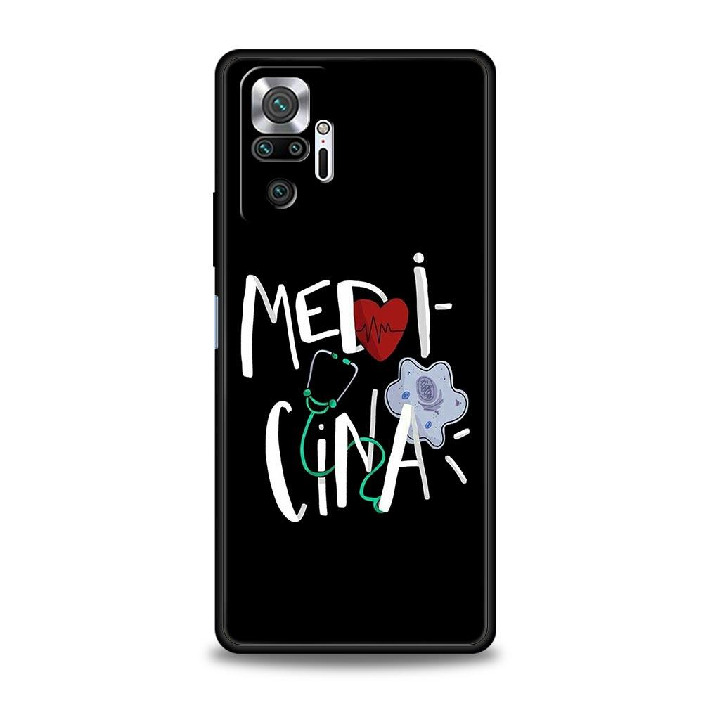 Чехол для телефона для Xiaomi Redmi Note 14 13 12 5G 11 10 Pro Plus 4G 9S 9 14C 13C 12C 10C 9C 9A Крышка Доктор Медсестра Медицинский Медицина