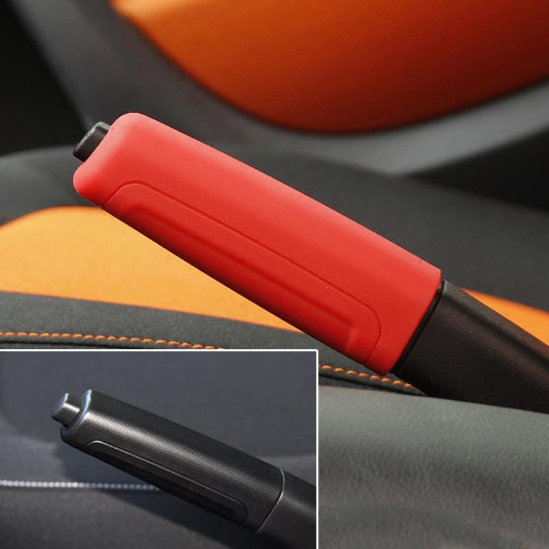 1Pc Tailor Fit Car Silicone Gear Head Gear Knob Cover For Smart W451 W453 Fortwo Forfour Handbrake Cover Case Lever Stick