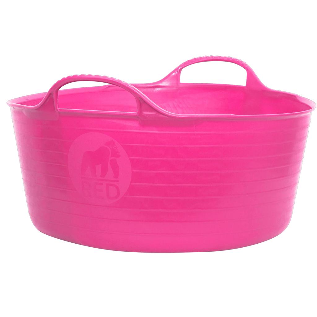 Red Gorilla Tubtrug Small Shallow Pink 15L