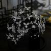 Европейский стиль Новый Роскошный и Атмосферный Цветок Бабочка Невеста Свадебная Корона Головной убор Корона Тиара Аксессуары для волос
