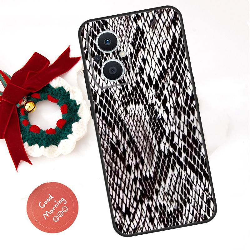 Чехол Funda под змеиную кожу для OPPO Reno 10 11 12 13 14 Pro 11F 12F 13F 14F 7 8 Lite Чехол OPPO Find X8 X6 X9 Pro