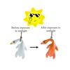 1pc Car‘s Mounted Color Changing Roast Duck Pendant Mirror Decoration Resin Car Pendant Cute Creative Lanyard Car Decor
