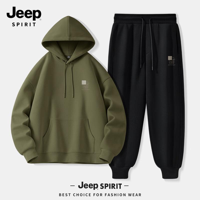 Мужской повседневный костюм-свитшот и джоггеры JEEP SPIRIT Осень 2025