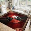 Stade Rennais FC Design Crystal Velvet Carpet Cozy Non?Slip Printed Rug For Bedroom Living Room Entrance