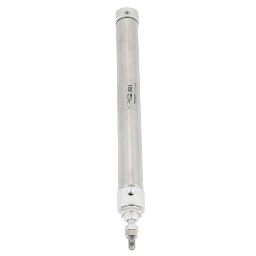 Pneumatic Cylinder, CDJ2D16-125B 16mm Diameter Double Acting Cylinder Stainless Steel Cylinder 125mm Stroke Double Acting Stainless Steel Pne