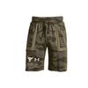 Under Armour Project Rock Logo Print Camouflage Casual Sports Shorts Men Shorts Military-Green 1370461-361