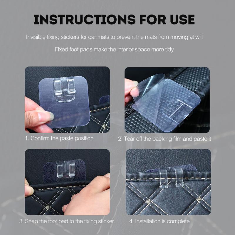 Автомобильные коврики с противоскользящим зажимом, крючки, зажимы для фиксации ковров, держатели, автомобильные крепежные элементы, фиксаторы, наклейки, аксессуары для салона автомобиля