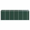 Garden Shed Green 191 x 555 x 198 cm Galvanized Steel