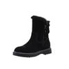 New Winter Boots Women Ankle Boots Warm Plush Winter Woman Shoes Plus Velvet Side Zipper Short Boots Botas