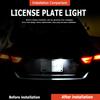 2pcs Canbus For FIAT Panda MK3 MK4 Typ 169 312 319 2003-2012 LED License Number Plate Light Lamp White 12v OEM#:71734797