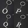 1 шт.. кулон-брелок с алфавитом 26, английская инкрустация, стразы, креативный брелок для ключей, аксессуары