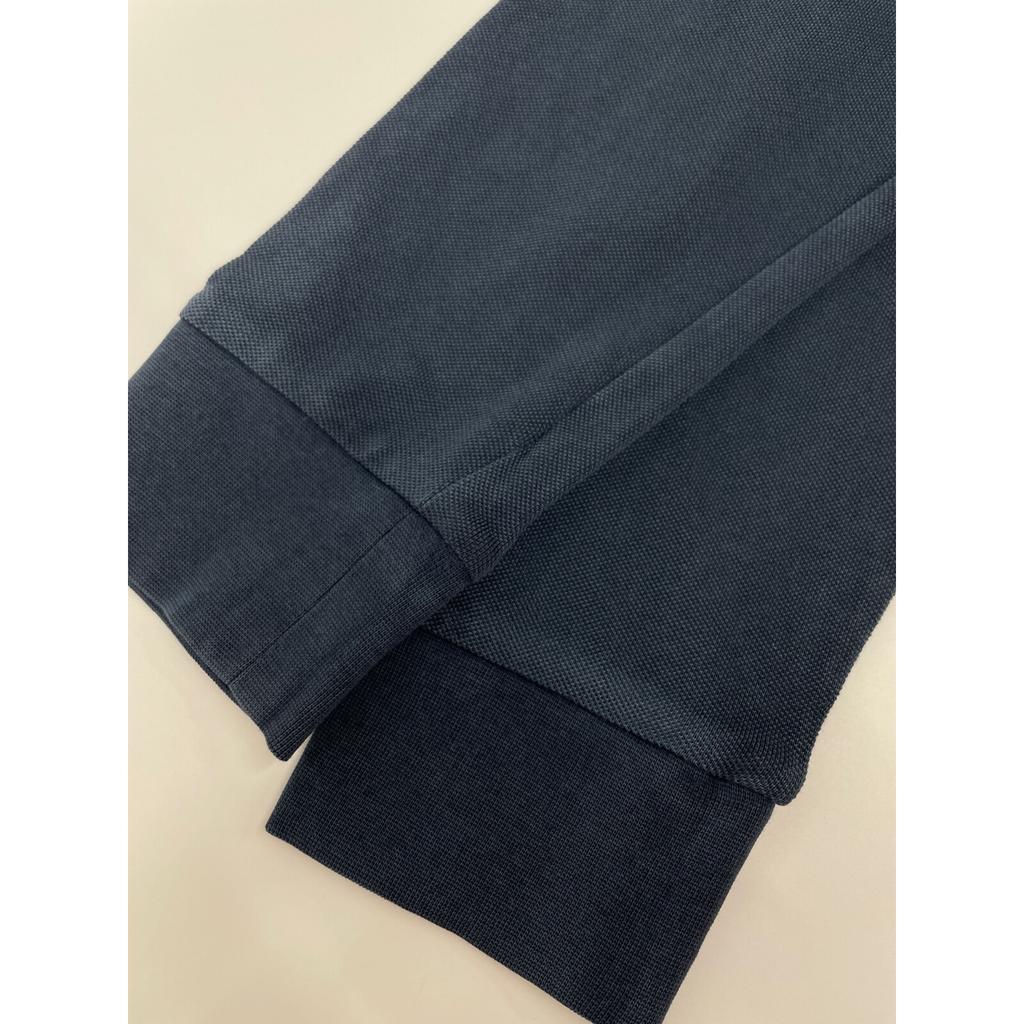 Drumohr Темно-синяя хлопковая рубашка-поло с длинным рукавом топы M Темно-синий Б/У