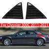 Для Chrysler 300C 2011- Автомобильная задняя решетка на окно боковая жалюзи крышка отделка наклейка воздухозаборник ABS стиль под карбон глянцевый черный