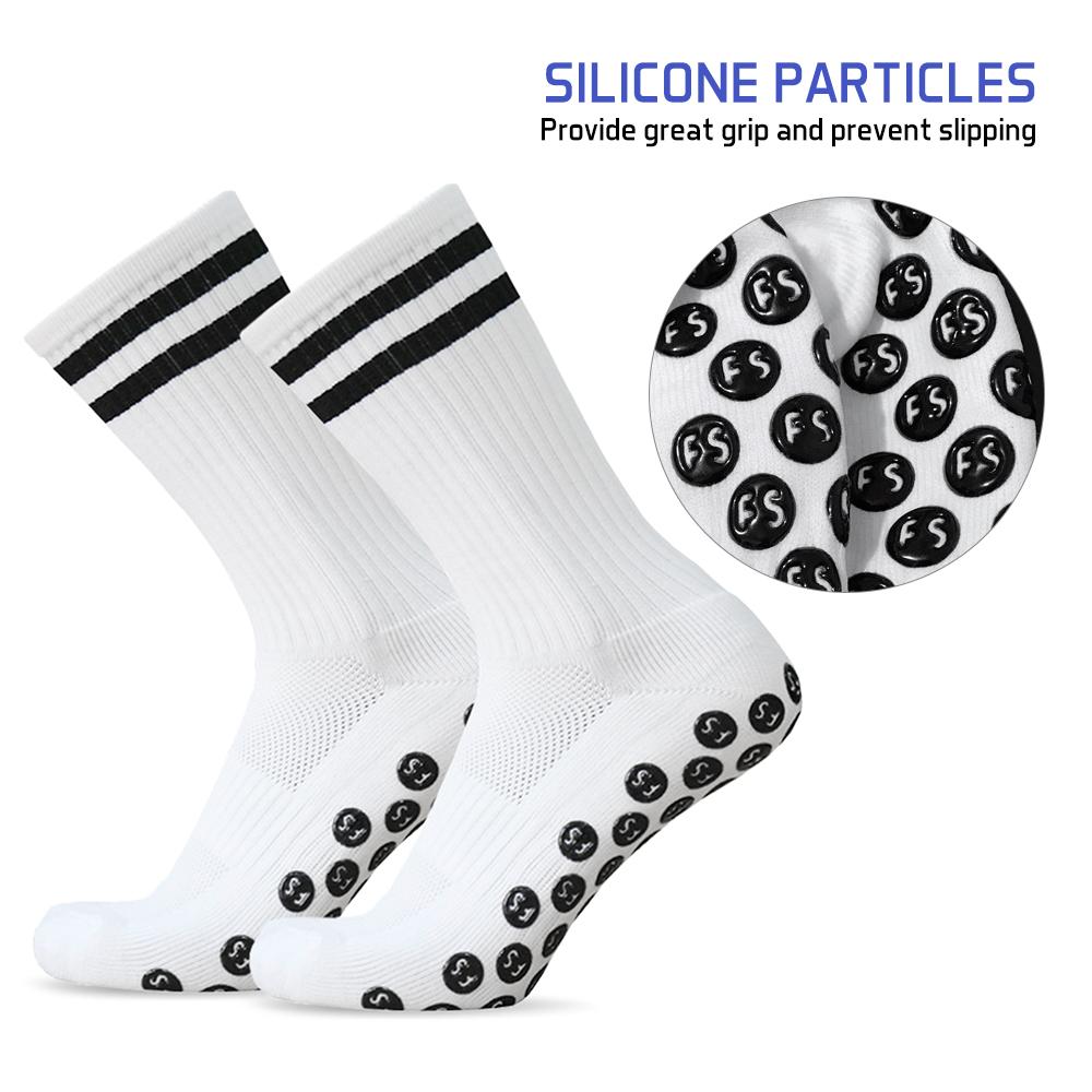 3 пары противоскользящих футбольных носков, носки для командных видов спорта, дышащие быстросохнущие носки для фитнеса на открытом воздухе