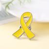 Bow Ribbon Breast Cancer Enamel Brooch Pin Awareness Badge Pins For Public Benefit Activities Ribbon Pin Love Promotion Brooch