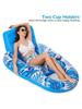 1Pcs Inflatable Leaf Floating Chair, Floating Boat Lounge, Swimming Pool Lounge Chair, Portable Multi-Functional Swimming Ring, Water Inflatable F