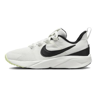 Кроссовки Star Runner 4 PS Summit White Black Kids Barely-Volt DX7614-102