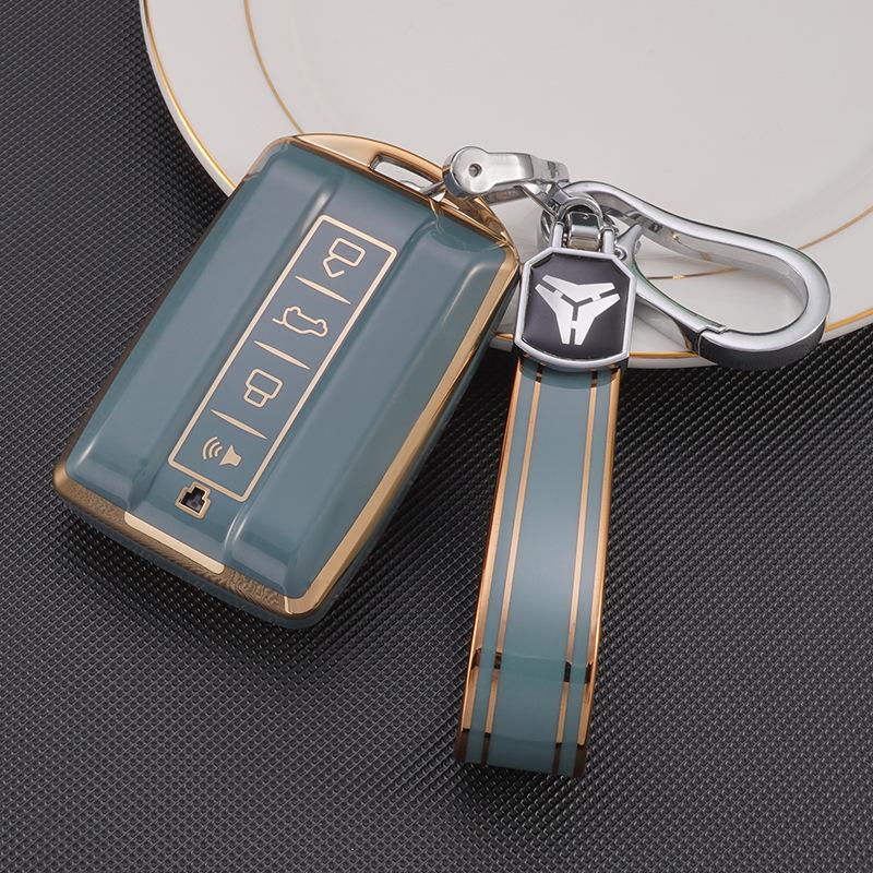 Чехол для ключа Great Wall Tank 300 & 500 Cyber с новым логотипом Wey и сумкой с пряжкой.