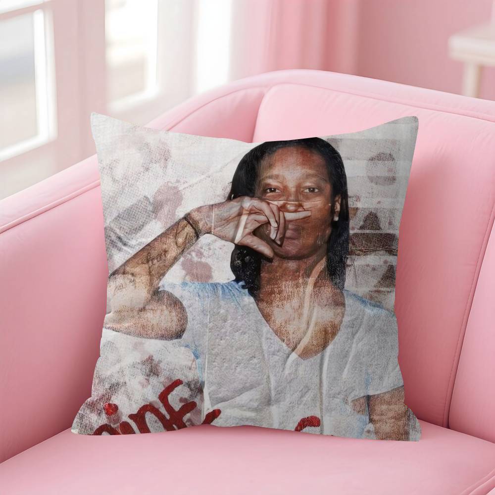 Pillow Covers Cartoon Sofa Decorative Home Doublesided Printing Short Plush Cute Cushion Cover Singer NNine Vicious