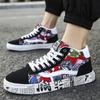 Men's Shoes New Fashion High Top Sneakers Men Casual Canvas Shoes Jogging Shoes