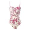 2023 Retro Print Women's Swimwear: One-Piece Swimsuit and Bikini with Sun Protection Long Dress - Two-Piece Set