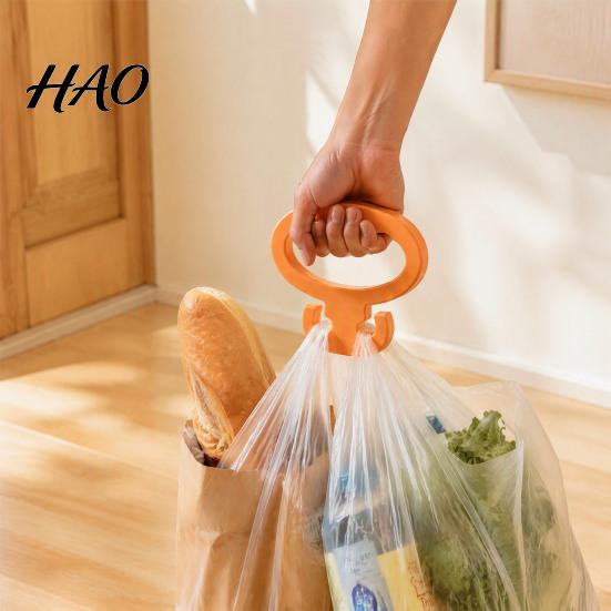 Heavy Duty Shopping Bag Carrier 3D Printed Grocery Holder Handle for Plastic Lightweight Portable Hanger Bags, with Ergonomic Grip And Travel Reusable