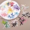 100pcs Mini Ribbon Bows Solid Color Gift Wrapping Bowknot Flowers Bows Ties DIY Craft Scrapbooking