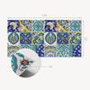 Printed Vinyl Panel - Bedroom Decoration 100x50 cm Ceramic Mosaic Patterns