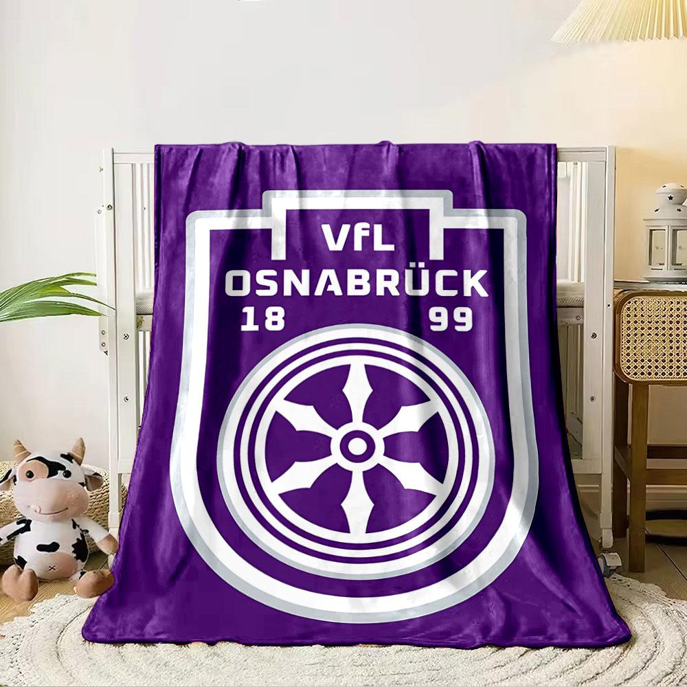 Purple VFL Osnabrück Emblem Blanket for all seasons blanket lunch break throw gift
