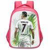 Рюкзак Cr7 Печать Высокой Четкости Большая Вместимость Многофункциональный Молния Oxford Защита Спины Легкий Рюкзак