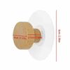 10pcs Nordic Minimalist Look Wooden Suction Cup Hook No-Drill Adhesive Hook  Bathroom