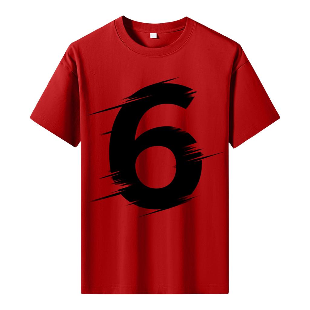 Мужская футболка с коротким рукавом с принтом Мужская свободная повседневная футболка с коротким рукавом