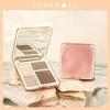 Judydoll Long Lasting 3D Highlighter Contour Bronzer Palette Nude Makeup Natural Color Rendering Waterproof, 1.A01, 1 шт.