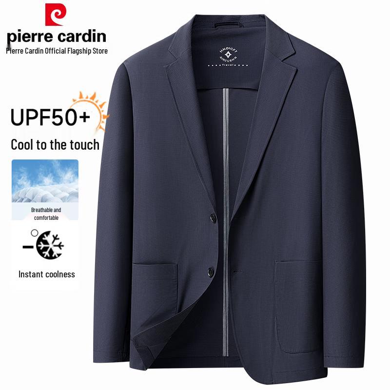 Pierre Cardin Мужской повседневный блейзер с защитой от солнца, охлаждающим эффектом и эластичностью