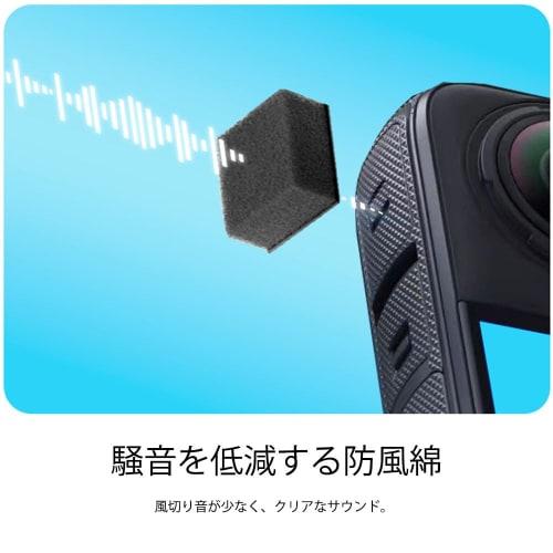 LAZIRO Noise-Reducing Windproof Cotton Windshield Foam for X5/X4, Insta 360 Microphone Wind Muff, Original Insta 360 Accessory, Windproof Cotton Winds