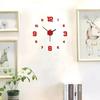 Wall Clocks Art Clock Bedroom Frameless Home and Decoration Kitchen Silent Living Room Watches Digital Decor Led Large 3d Garden