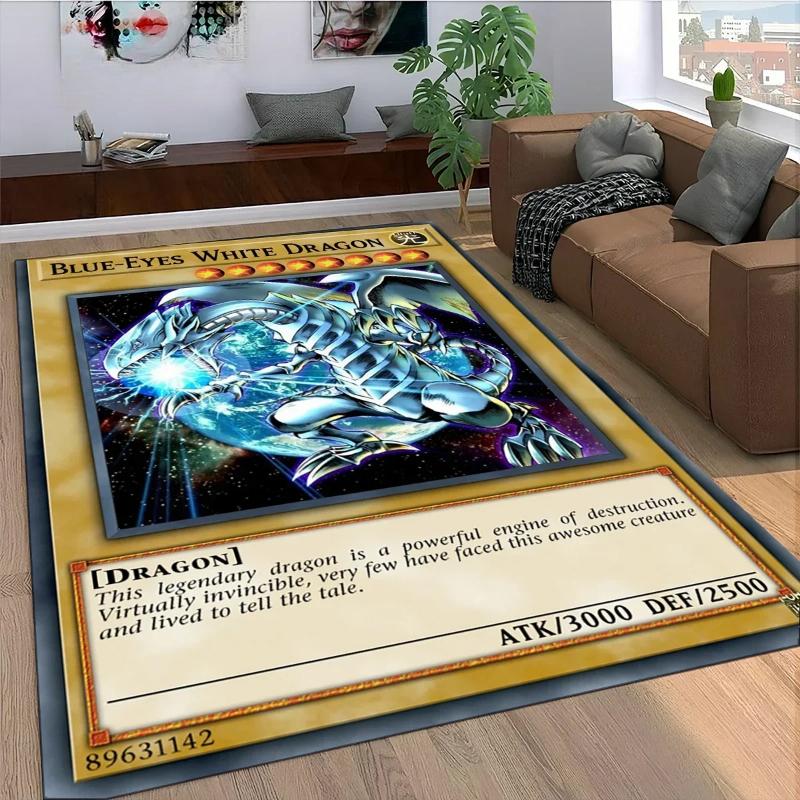 27 Стилей Ковер с Картой Yu-Gi-Oh для Гостиной Домашний Декор Спальня Прикроватный Противоскользящий Коврик Коврик для Пола Дверной Коврик Машинная Стирка