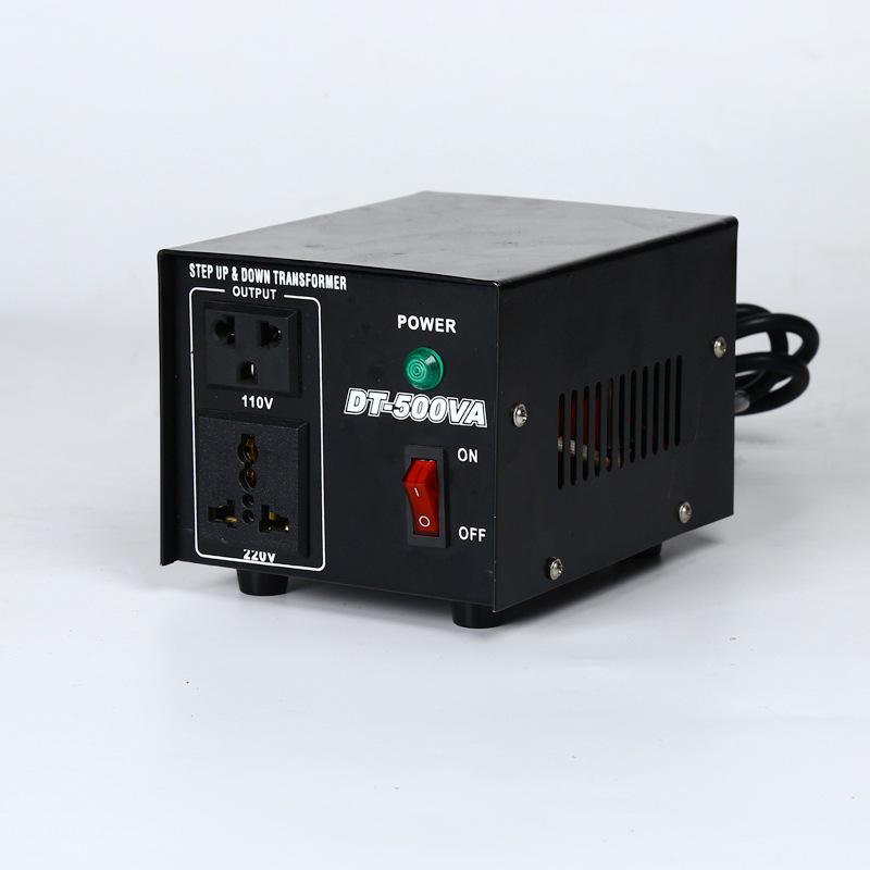 Преобразователь напряжения DT-1000W: Подъемный трансформатор 220В на 110В