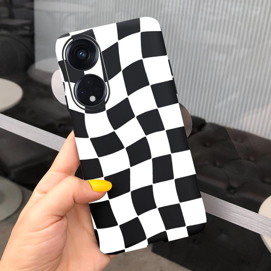 For Oppo Reno 8T 4G Case CPH2481 Luxury Art Printed Cover Silicone Soft TPU Phonw Case For Oppo Reno8 T 5G Reno 8T Reno8T Bumper