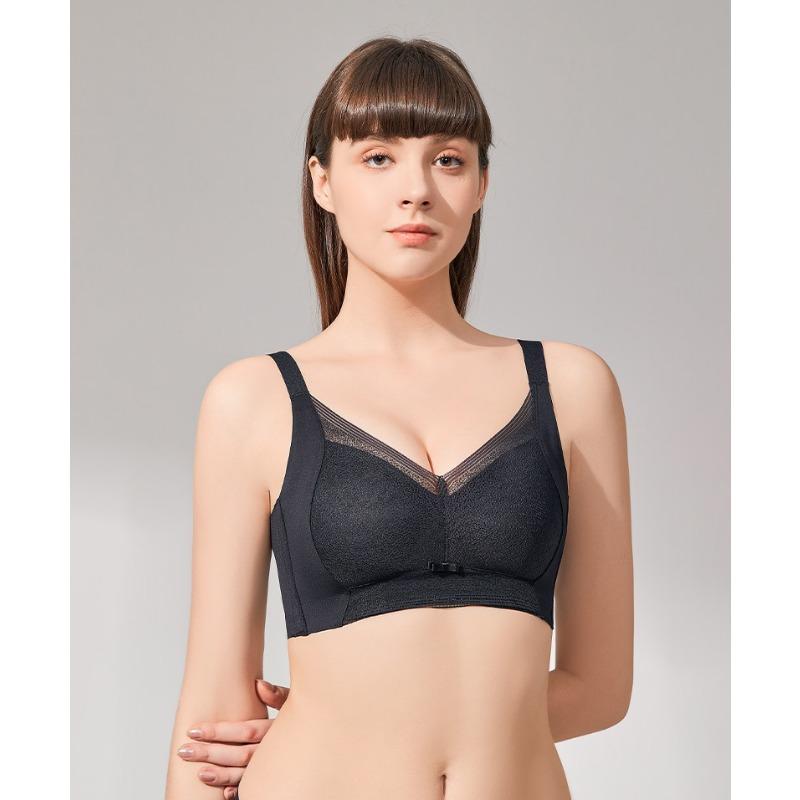 Plus Size Thin Breathable Bra For Women Reduce Bust Support No Underwire