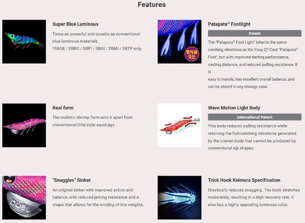 Yo Zuri Egi EZ-Q Dartmaster Squid Jig Sinking Lure 2.5 A1725-KRRK (5548)