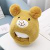 Cute Bear Beanie Cap For Baby Cartoon Warm Knitted Hat Autumn Winter Toddler Ear Protection Caps