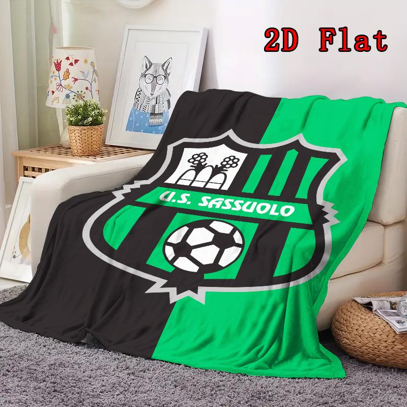 Sassuolo 2D Flat Pattern Flannel Blanket High quality All Seasons Warmth and Comfort Perfect for Christmas Gifts.